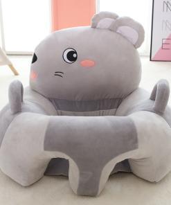 Baby plush support seat cushion